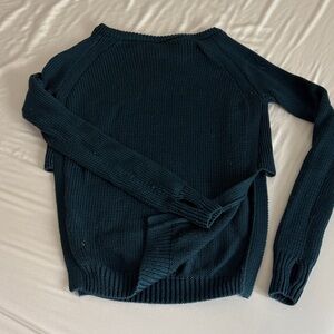 lululemon athletica Dark Teal knit  Sweater